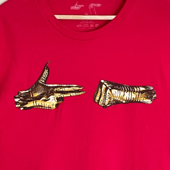Run The Jewels RTJ1 Red Gold Graphic Album T Shirt Adult size XXL - Picture 4 of 8